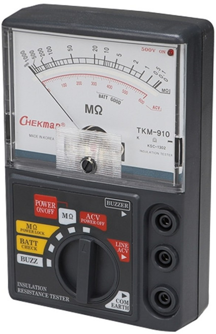 테스터 메가기계식 1000MZ 경량 휴대용 전력 검사 기계 측정기 절연 저항계, 1개