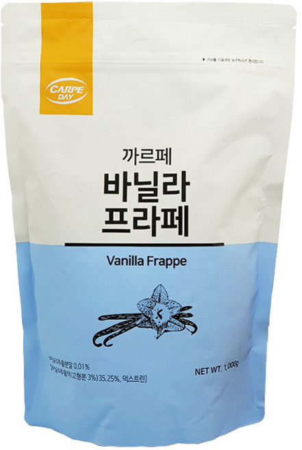 대호 까르페 바닐라프라페 분말 파우더, 1개, 1kg, 1개입, 1kg