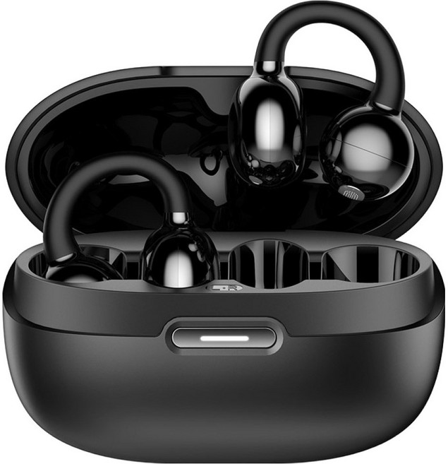 브리츠 러닝 이어커프 오픈형 무선 블루투스 이어폰, 블랙, BZ-CLIP7 PLUS