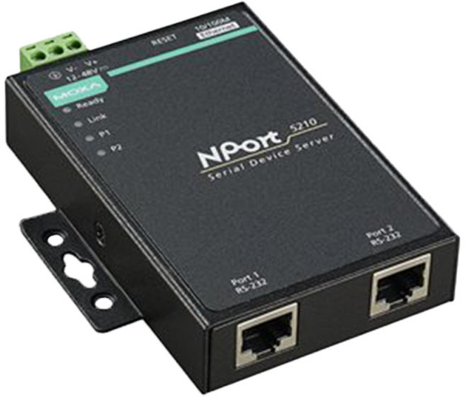 昌運監視器 MOXA NPort 5210 w 2埠 RS-232 串列設備伺服器, 1個