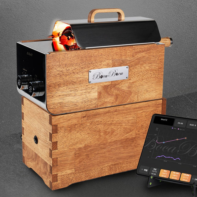 신형 블루투스 로스터기 보카보카 500BT 세트 커피 로스팅기