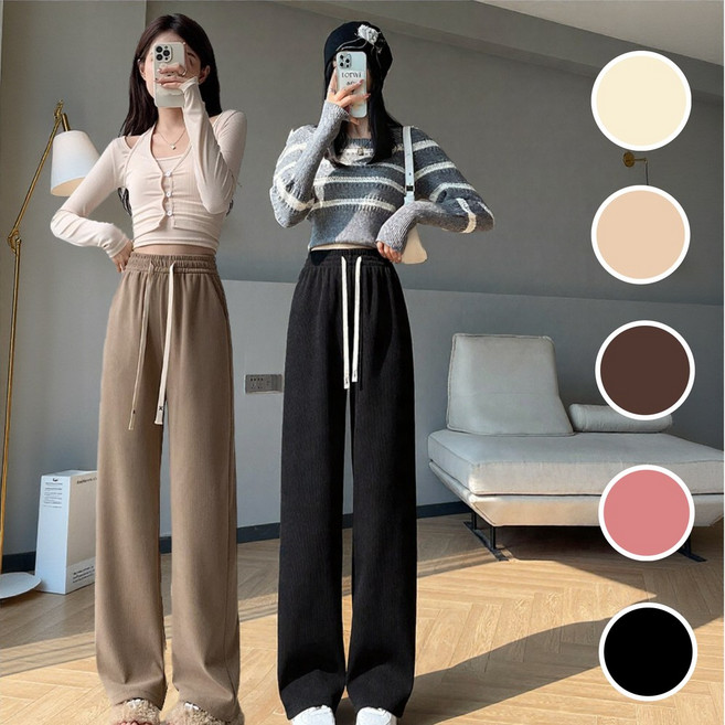 다미온 코듀로이 팬츠 겨울 골덴 기모