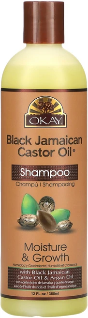 Okay Pure Naturals 모발 관리 Black Jamaican Castor Oil 샴푸 355ml(12fl oz), 355ml, 1개 - 쿠팡
