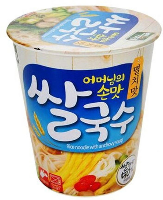 백제 쌀국수 멸치맛, 58g, 96개