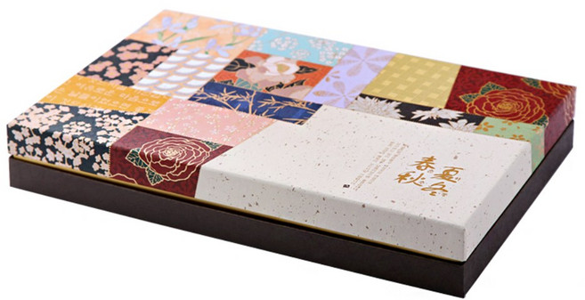 4286. 화과자박스(춘하추동)-15구, 1개