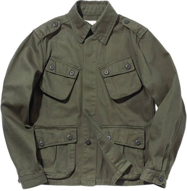 아메카지 워크웨어 점퍼 미군 야상 자켓 남성 켓 아미그린 M