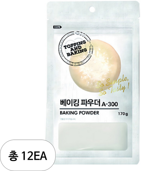 큐원 삼양사 베이킹 파우더, 170g, 12개