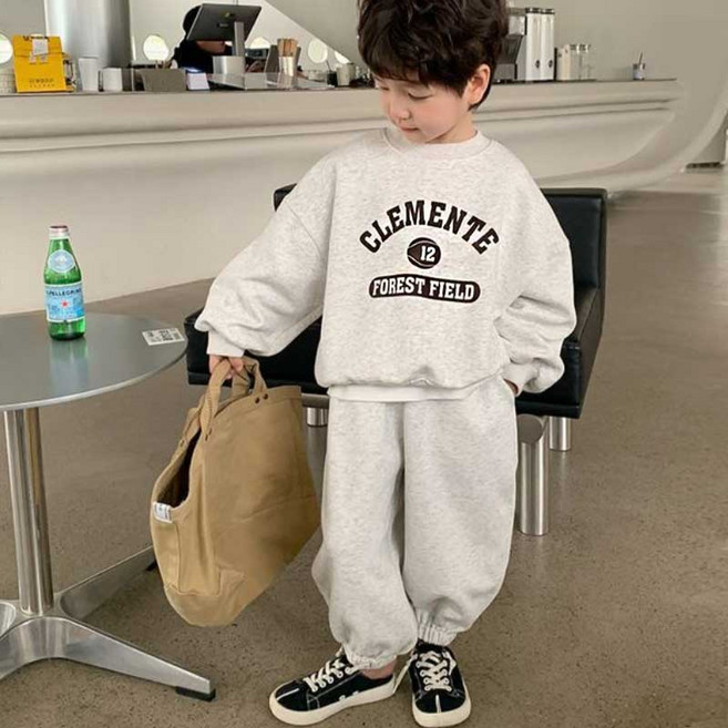 꼬꼬몽 츄리닝 유아동 상하복 세트 맨투맨 조거바지 상하의