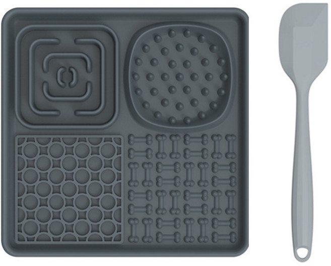 쉬어가게 반려동물 올인원 대형견 리킹매트, 1개, Gray - M