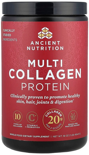 Ancient Nutrition 종합 콜라겐 단백질 454.5g(1lb) ATN-00611, 1개, 453g