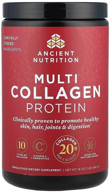 Ancient Nutrition 종합 콜라겐 단백질 454.5g(1lb) ATN-00611, 1개, 453g - 쿠팡