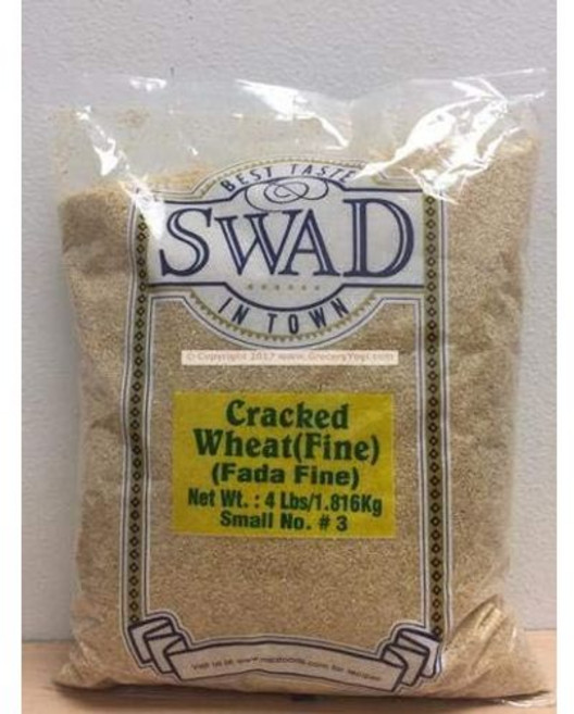 그레이트 바자르 스와드 고운 으깬 밀 4파운드 Great Bazaar Swad Fine Cracked Wheat 4 Pound, 1개