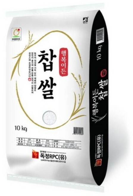 행복이든 찹쌀, 10kg, 1개