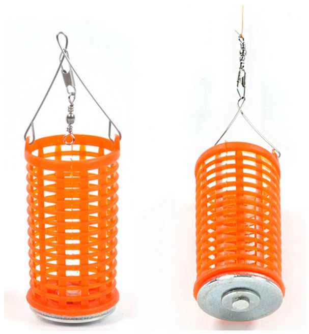 카고 낚시 채비 소형 카고망 카고통, 소형 플라스틱 카고망, 1개