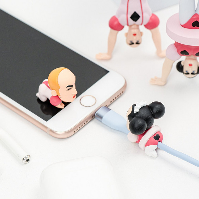 짱구는못말려 조마&마카오 케이블 홀더 SET 단선방지 전선정리 고정클립