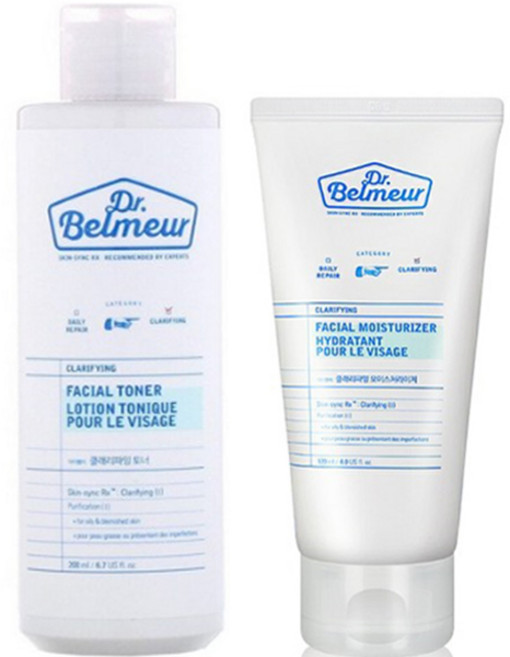 더페이스샵 닥터벨머 클래리파잉 2종 세트 토너 200ml + 모이스처라이저 120ml, 1세트