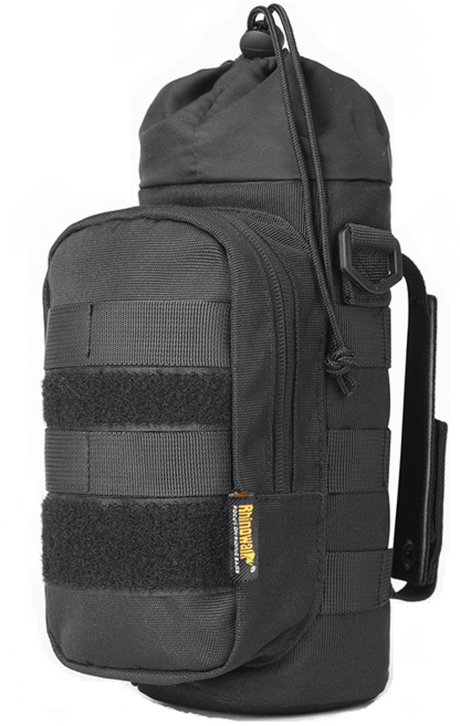 라이노워크 오토바이 보틀백 물병 홀더 바이크 물통 가방 MJX2006, 블랙