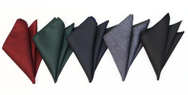 헤링본 행거치프 세트