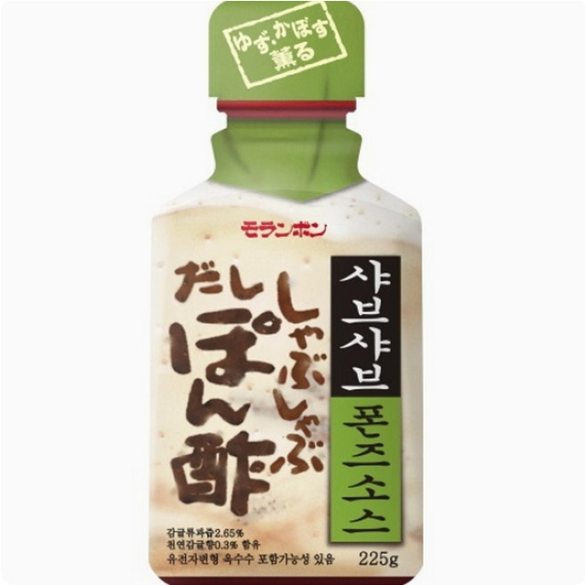 모란봉 샤브샤브 폰즈소스, 225g, 1개