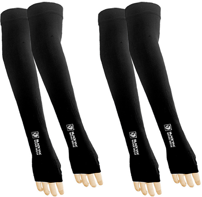 블랙야크 프리미엄 아이씽 쿨토시 손등형, 블랙2p+블랙2p, 1세트