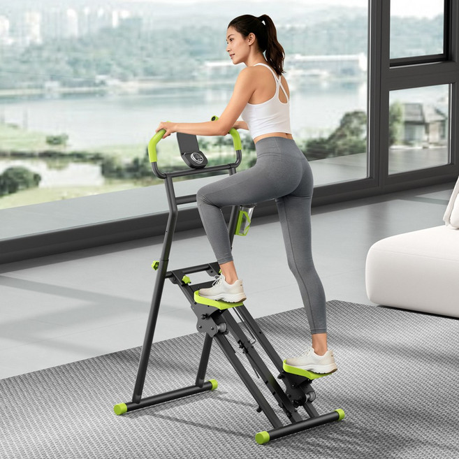 STEEL 3단 저항 조절 가정용 천국의계단 운동기구 스텝퍼 스텝밀 계단오르기