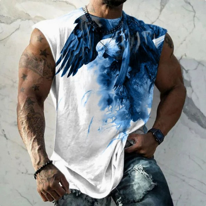 3D 프린트나시/민소매/남자나시/티셔츠/롱나시/디지털 프린트