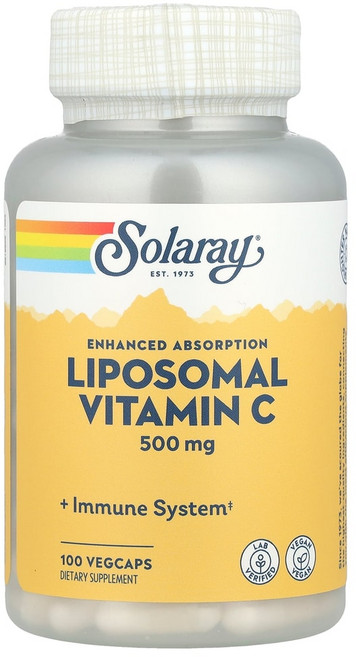 솔라레이 리포소말 비타민C 500mg 100정 아스코르브산 포스파티딜콜린 팔미트산 올레산, 1개