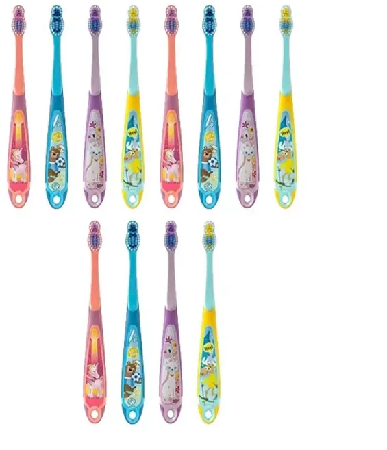 조르단 어린이 칫솔 스텝 3단계 12개, 랜덤 발송, 1개입