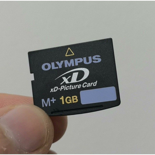 오래된 카메라용 sd카드 저속 리더기 사진 음악 메모리 저장, 1gb, 원조 XD 카드 1G, 1개
