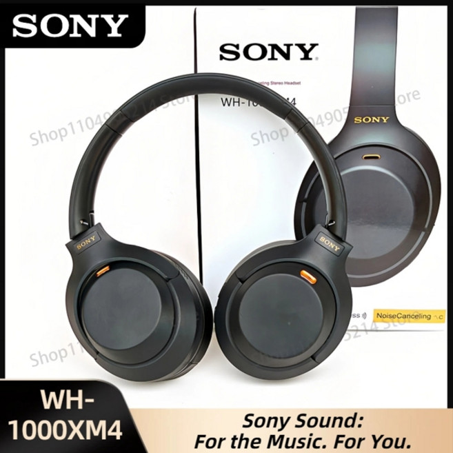소니 무선 노이즈 캔슬링 블루투스헤드폰, 블랙, WH-1000XM4