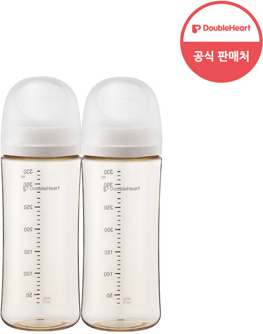 더블하트 모유실감 3세대 트윈팩 160ml 꿈꾸는코끼리, 하루그레이, 1개, 330ml