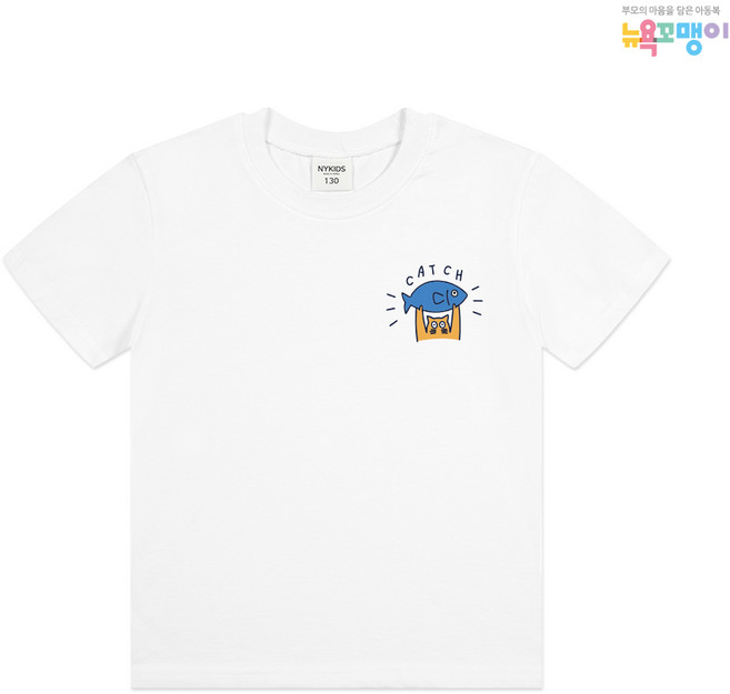 뉴욕꼬맹이 아동용 통기성 NY 반팔 티셔츠 WZ053