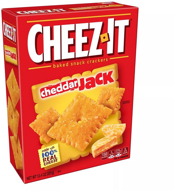 치즈잇 베이크드 스낵 크래커 체다 잭, 1개, 351g