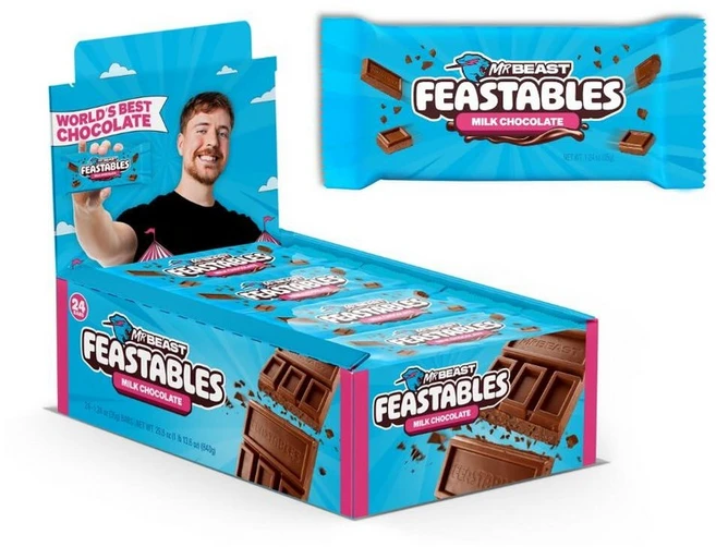 피스터블 미스터 비스트 초콜릿 밀크초콜릿 35g 24개 - 쿠팡