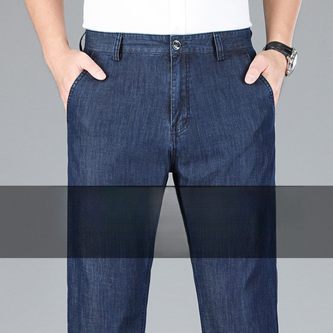 티류으스 남성 여름 편한 옆주머니 청바지 고급 캐주얼 데님 오피스룩 비즈니스핏 바지 CP54