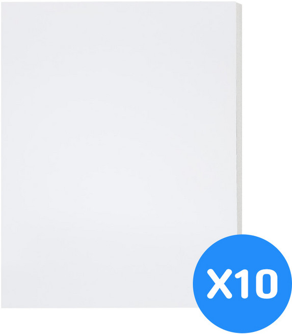 A4 시안보드 흰색 (폼보드) 3T 종이합지 우드보드 10매 (1세트), 1세트
