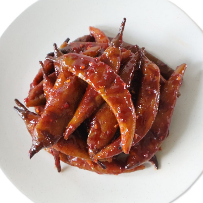 여우마을 수제반찬 국산 양념 청양고추 장아찌, 850g, 1개