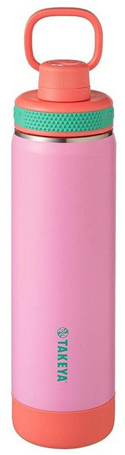 【타케야 공식】온라인 액티브 슬림 0.65L 650ml 피치 블레이즈 보냉 전용 물통 TAKEYA FLASK, 1개, 1ml, 상세페이지 참조