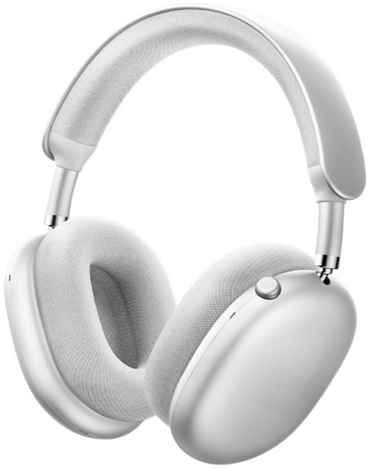 Picun 노이즈 캔슬링 공간 오디오 유무선 겸용 블루투스 헤드셋 F8pro, 실버