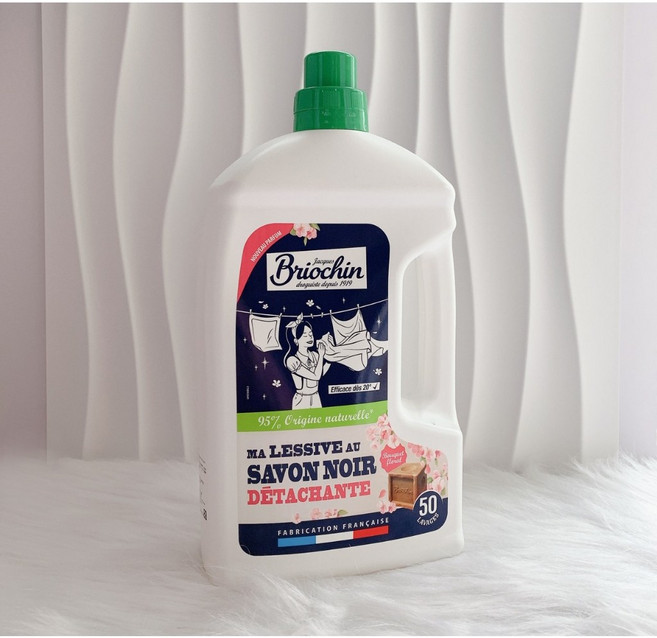 Jacques Briochin 藍牌碧歐馨 2.27L, 1個, 亞麻籽花香洗衣精 -超商限重1瓶