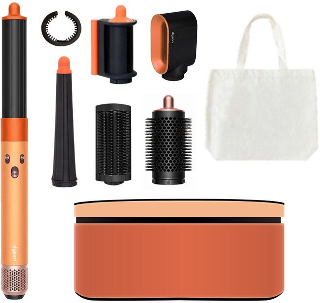 [국내정품/AS가능] 다이슨 에어랩 i.d 아이디 멀티 스타일러 앤 드라이어 (세라믹아프리콧/토파즈) HV