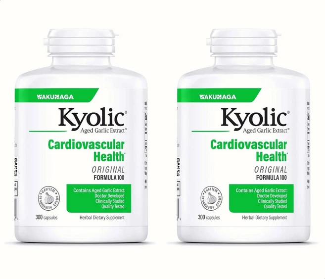 쿄릭 Kyolic 숙성마늘 추출물 오리지널 마늘 포뮬라 600mg 300캡슐 X 2통, 300정, 2개 - 쿠팡