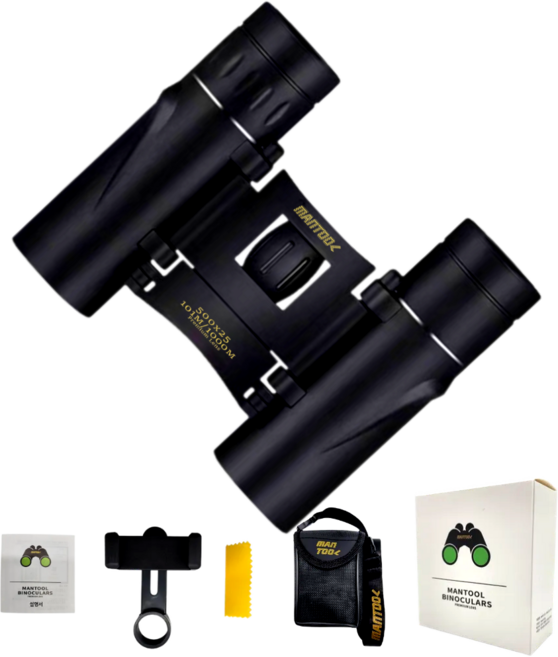 MANTOOL 고배율 고성능 콘서트 뮤지컬 오페라 망원경 쌍안경, 10mm