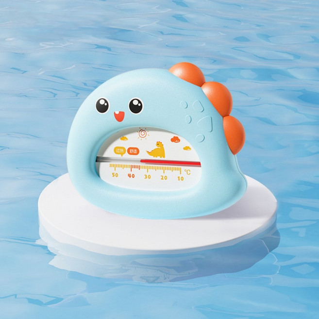 洗澡水溫計 寶寶沐浴溫度測量, 恐龍藍色, 恐龍藍色