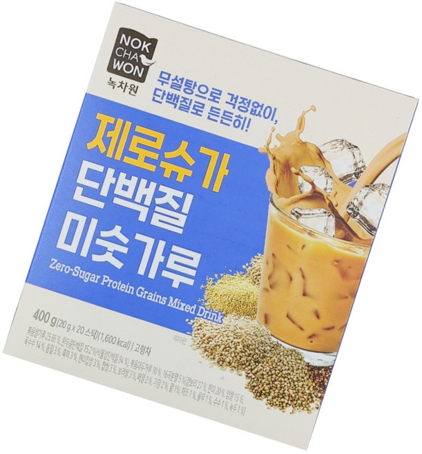 녹차원 제로슈가 단백질 미숫가루, 400g, 1개