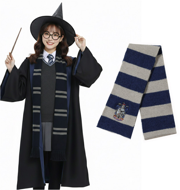 [청춘교복] 해리포터 코스프레 머플러 할로윈데이 마법학교 의상 겨울 목도리