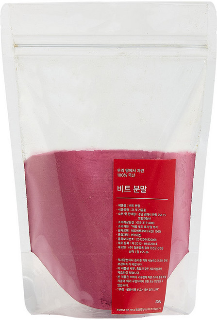 방앗간청년 국산 비트 분말 가루 라떼 스프, 1개, 300g