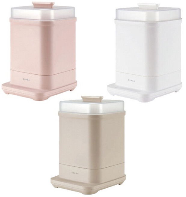 小獅王辛巴 Simba UDI H1奶瓶奶嘴智能蒸氣烘乾消毒鍋, 杏茶 S606H