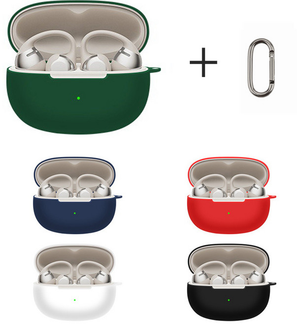 샥즈 오픈닷 원 케이스 실리콘 커버 E310 SHOKZ OPENDOTS ONE, 블랙, 1개