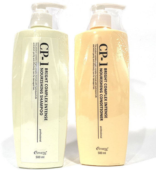 씨피원 단백질 샴푸 500ml + 컨디셔너 500ml, 1세트